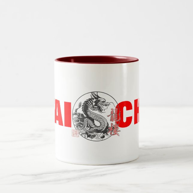 TAI-CHI ZWEIFARBIGE TASSE (Mittel)