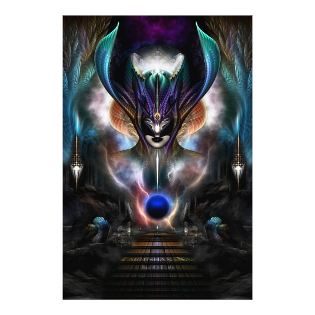 Taidushan Sai Geist von Power WD Foto Print (Vorne)