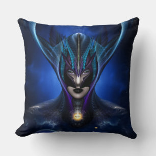 Taidushan Sai Shadow Blue Decorative Throw Kissen