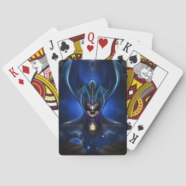 Taidushan Sai Shadow Blue Playing Cards Spielkarten (Rückseite)
