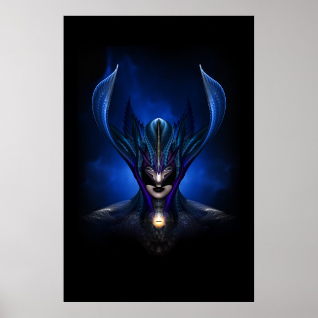 Taidushan Sai Shadow Blue RB BLK Archival Poster (Vorne)