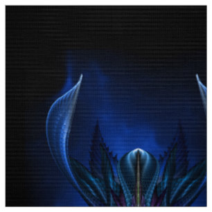 Taidushan Sai Shadow Blue RB BLK Fabric Stoff