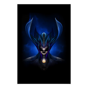 Taidushan Sai Shadow Blue RB BLK Perfektes Poster