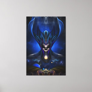Taidushan Sai Shadow Blue RB Portrait Canvas Print Leinwanddruck