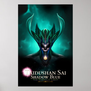 Taidushan Sai Shadow Blue TEL Archival Poster