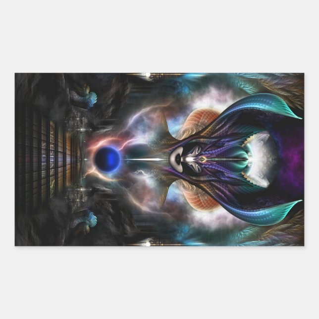 Taidushan Sai Spirit of Power WD Rechteckiger Aufkleber (Vorderseite)