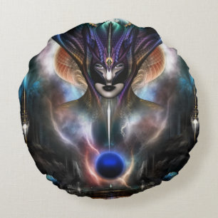 Taidushan Sai Spirit of Power WD Round Pillow Rundes Kissen
