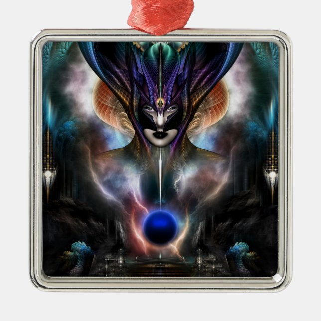 Taidushan Sai Spirit of Power WD Silbernes Ornament (Vorne)
