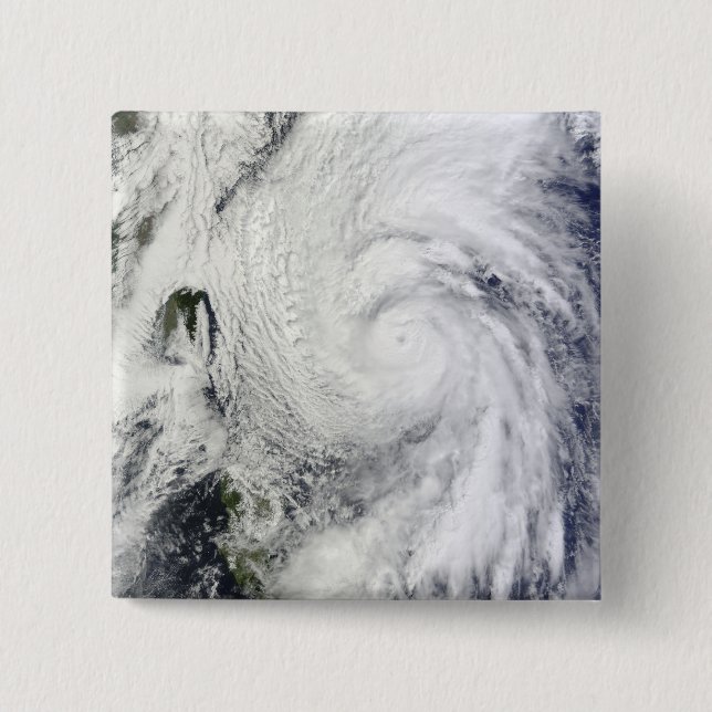 Taifun Chaba in der philippinischen See Button (Vorderseite)