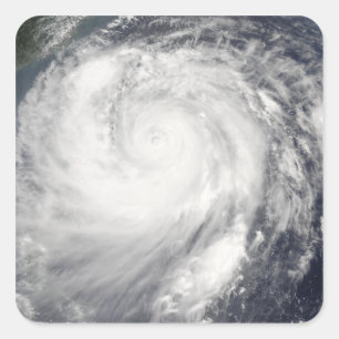 Taifun Haitang Quadratischer Aufkleber