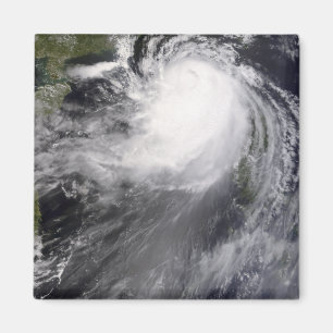 Taifun Nuri nähernde China Magnet