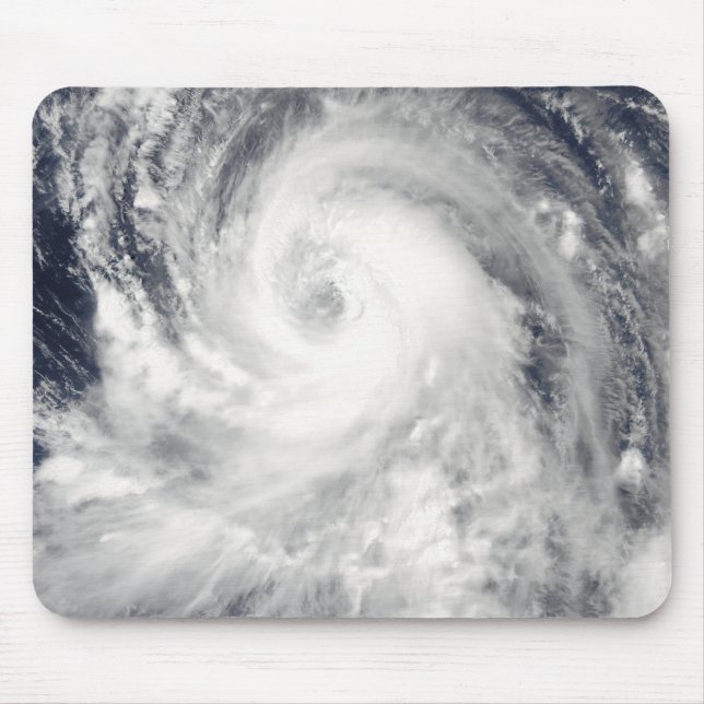 Taifun Tingting über der Insel Nord-Mariana Mousepad (Vorne)