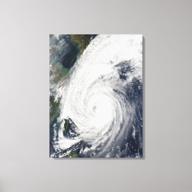 Taifun Tokage südlich von Japan Leinwanddruck (Vorderseite)