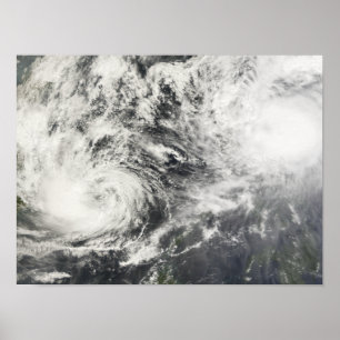 Taifune Mitag und Hagibis Poster