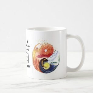 Taijitu veranschaulicht Polarität Tasse