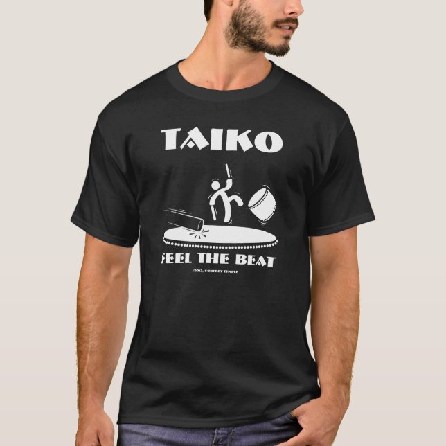 Taiko - glauben Sie dem Schlag T-Shirt (Vorderseite)