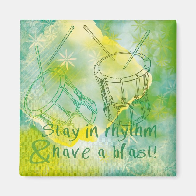 Taiko Magneet met leuke qoute Magnet (Vorne)