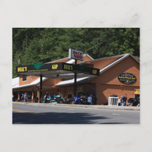 Tail of the Dragon, US129, 11 Meilen, 318 Curves Postkarte