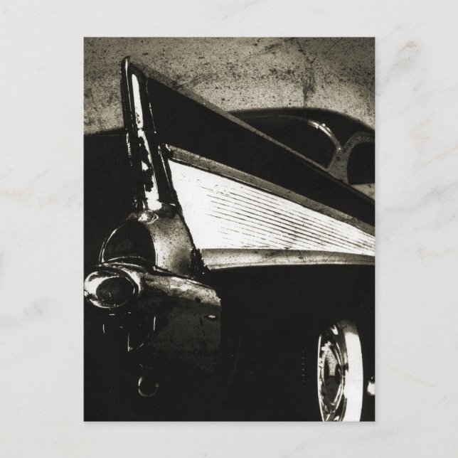 Tailfins - Chevy Postcard 1957 Postkarte (Vorderseite)