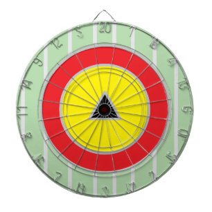 Tailgate Light Green Red Silver Dartscheibe