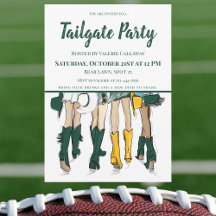 Tailgate Party Waco Ladys Cowboy Boots Green Gold