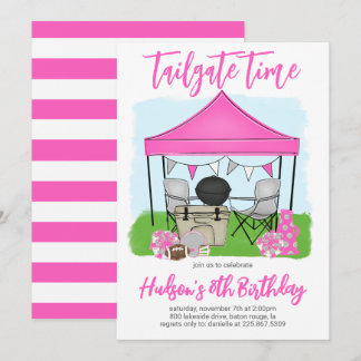 Tailgate Time Football Einladung zum Geburtstag