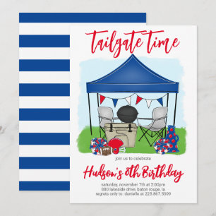 Tailgate Time Football Einladung zum Geburtstag