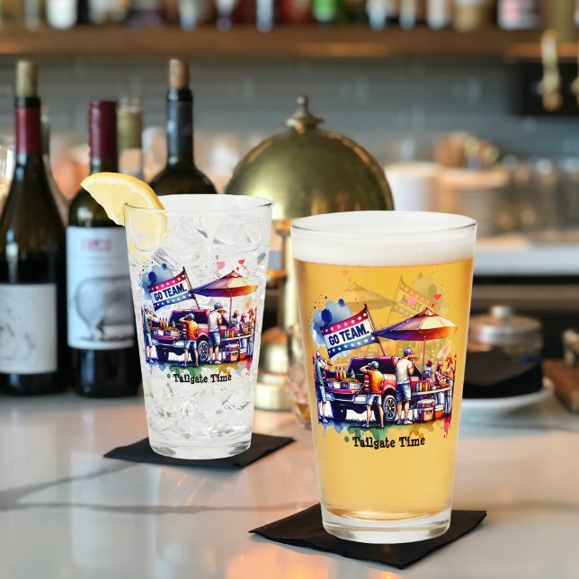 Tailgate Time Go Team Glas (Tailgate Time Go Team Collection  Drink Glasses)
