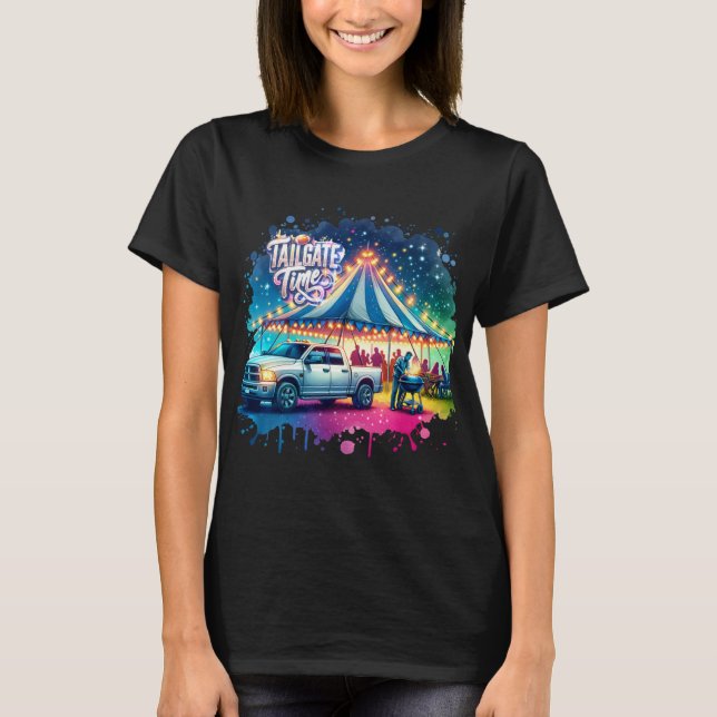 Tailgate Time Party Zent T-Shirt (Vorderseite)