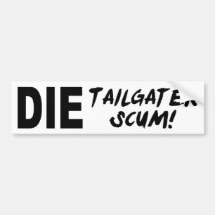 Tailgater Abschaum Autoaufkleber