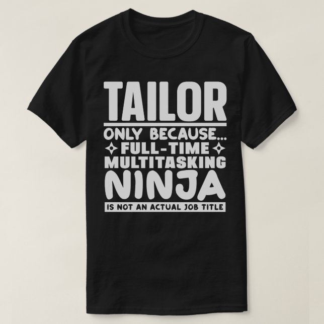 Tailor Ninja T-Shirt (Design vorne)