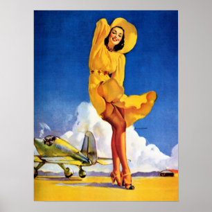 Tailwinds Button oben Poster