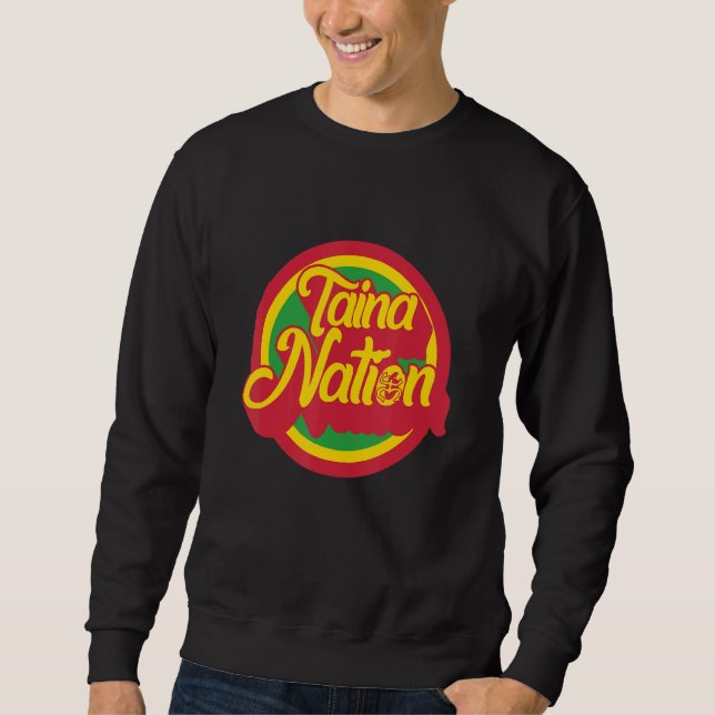 Taina Nation Coqui Frog Symbol Atabey Ancestors Pu Sweatshirt (Vorderseite)
