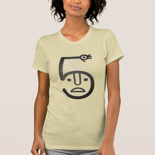 Taino 5 en todo T-Shirt (Vorderseite)