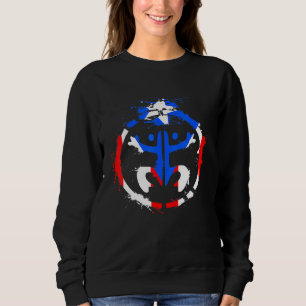 Taino Coqui Symbol - Boricua - Hispanisches Erbe Sweatshirt
