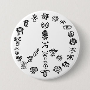Taino Frieden Button