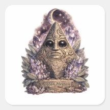 Taíno-inspirierte dreizackige Cemí-Mystik-Wicca