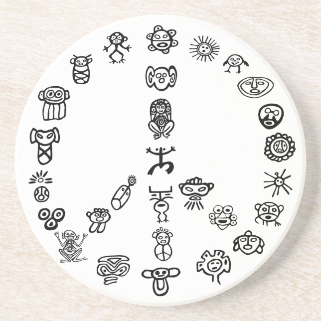 Taino Peace Untersetzer (Vorne)