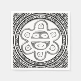 Taino Spiral Sun Napkins Serviette