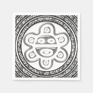 Taino Spiral Sun Napkins Serviette