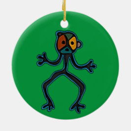 Taino Symbol Circle Ornament