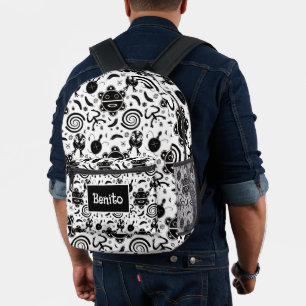 Taino Symbole Puerto Rico Kultur Bedruckter Rucksack