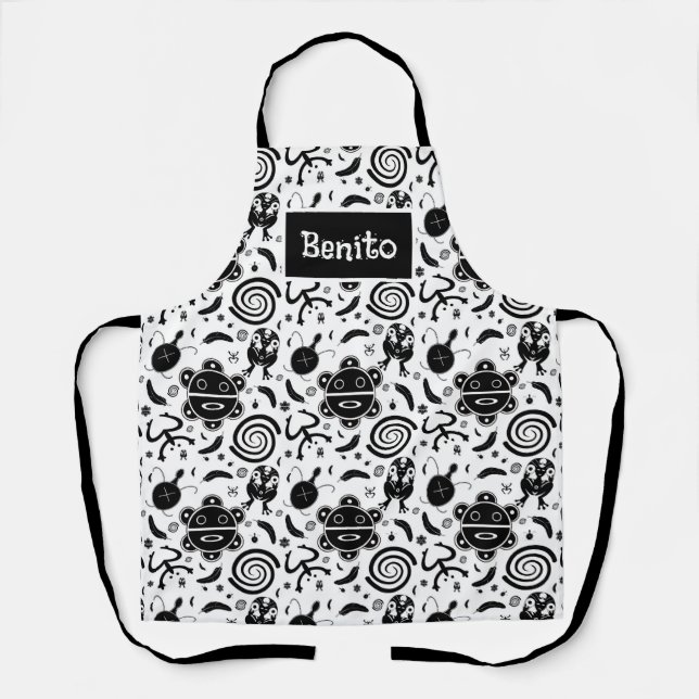 Taino Symbole Puerto Rico Kultur Schürze (Vorderseite)