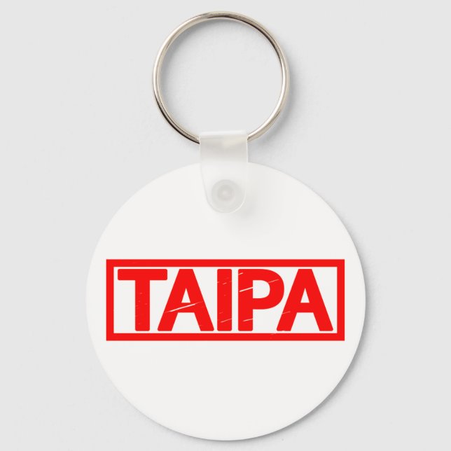 Taipa-Briefmarke Schlüsselanhänger (Vorderseite)