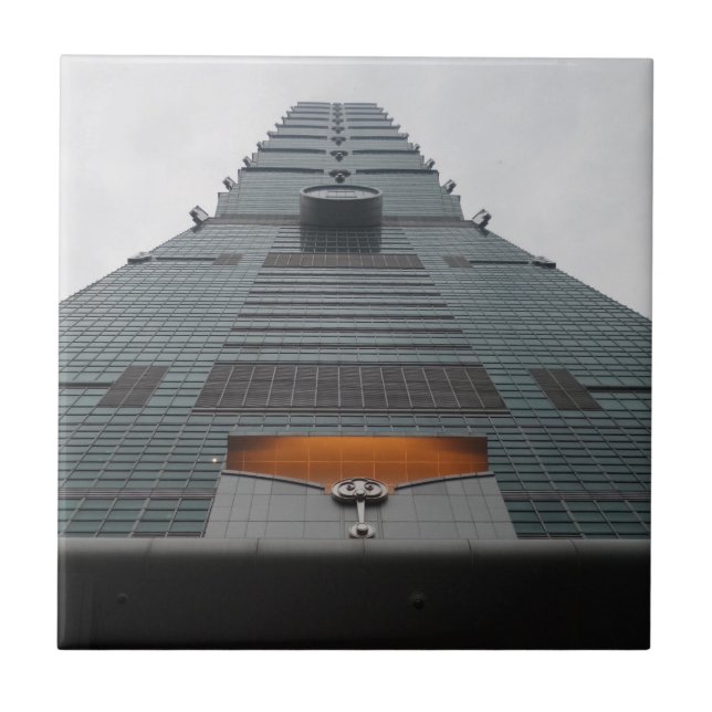 Taipei101 Small (4,25" x 4,25") Keramik Foto Tile Fliese (Vorderseite)