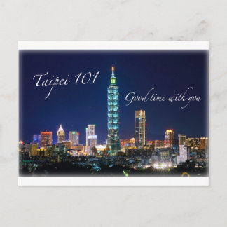 Taipei 101 postkarte