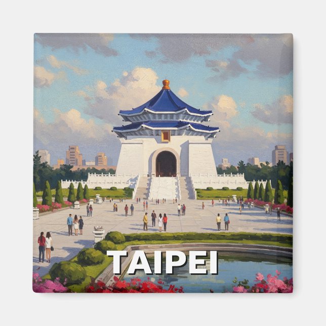 Taipei CKS Gedenkstätte Taiwan Magnet (Vorne)
