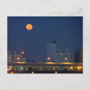Taipei Night Moon Postkarte