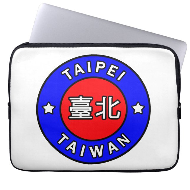 Taipei Taiwan Ärmel Laptopschutzhülle (Vorderseite)