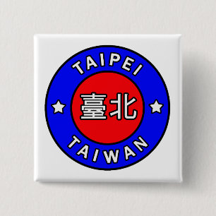 Taipei Taiwan Button